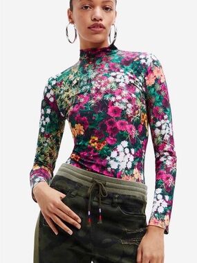 Desigual Top “Body Garden” Body Suit XL